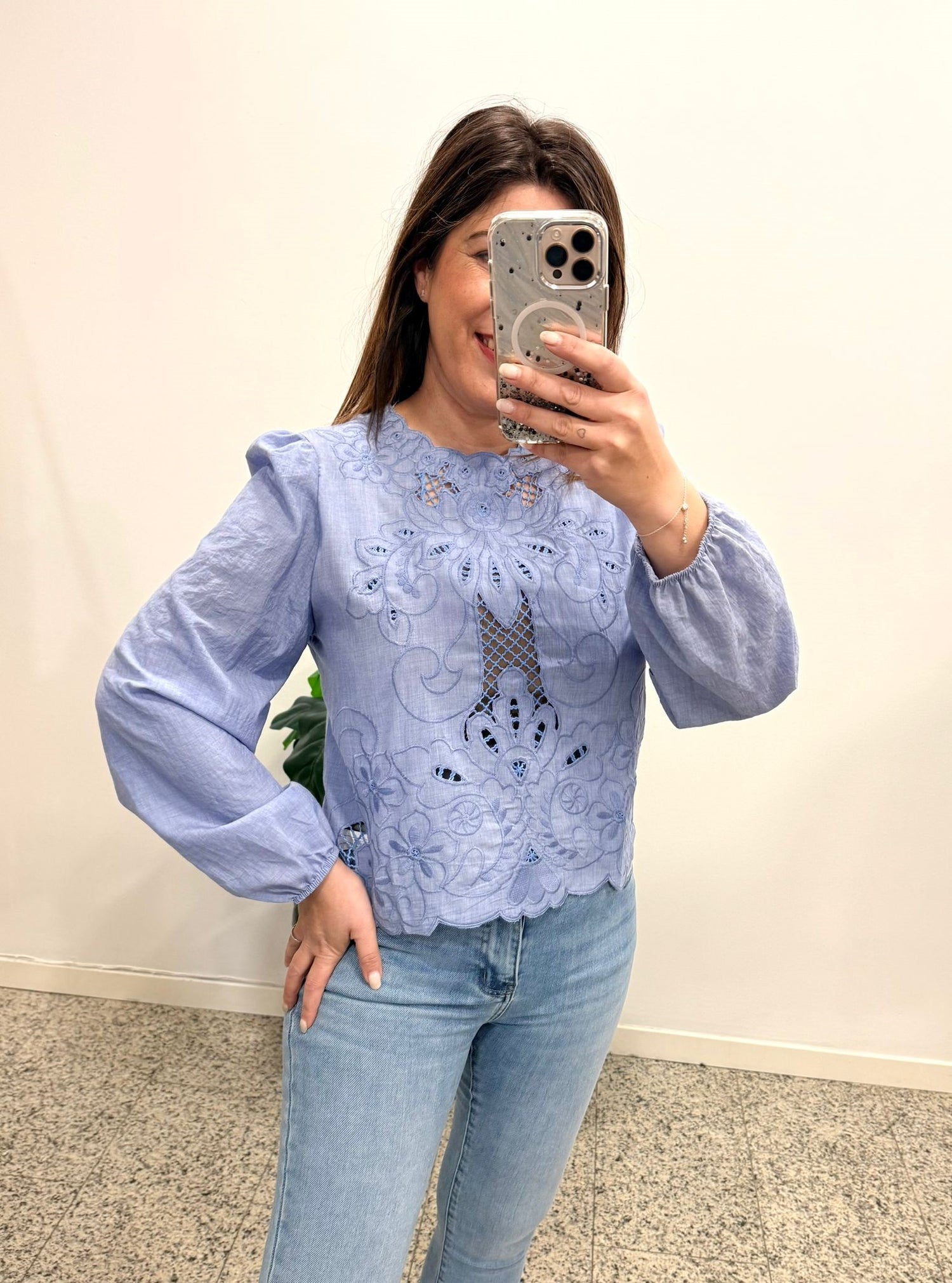 Blusa Julieta Azul