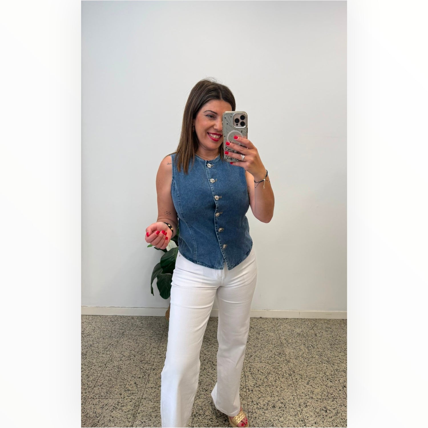 Chaleco Denim