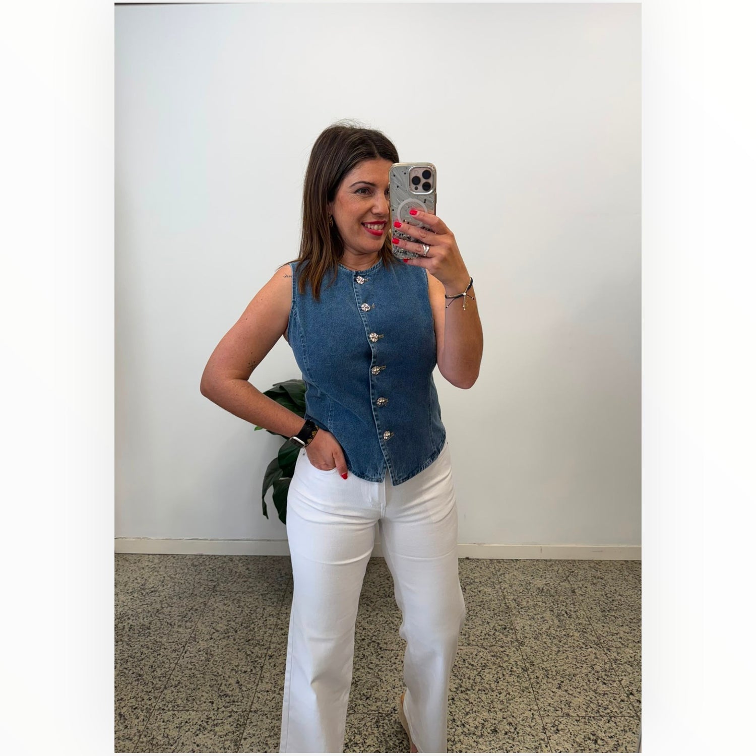 Chaleco Denim