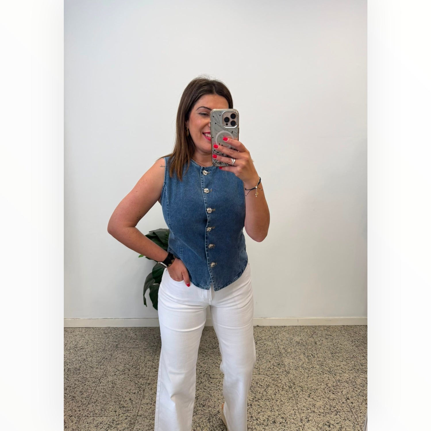 Chaleco Denim