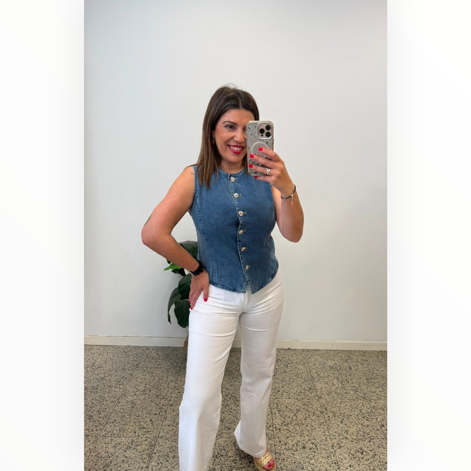 Chaleco Denim
