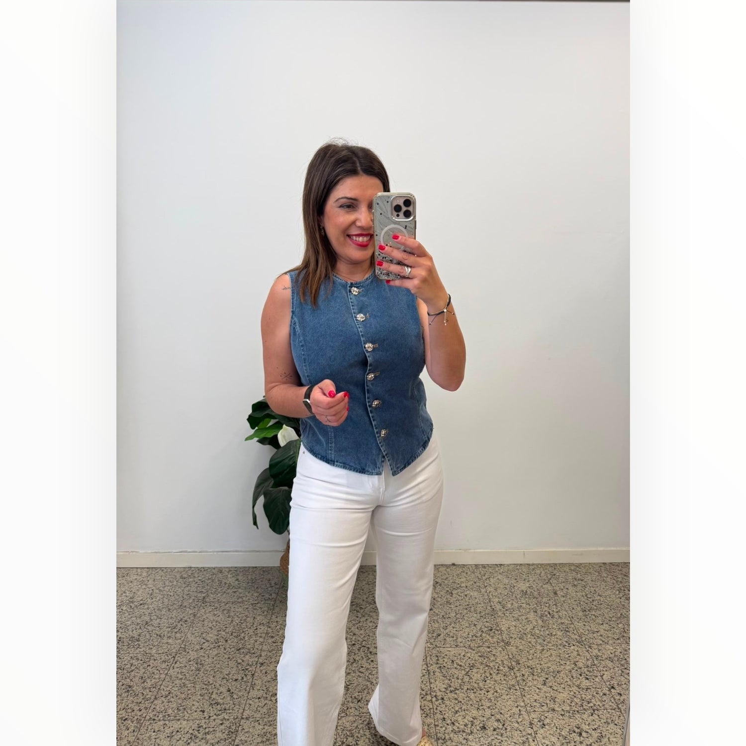 Chaleco Denim
