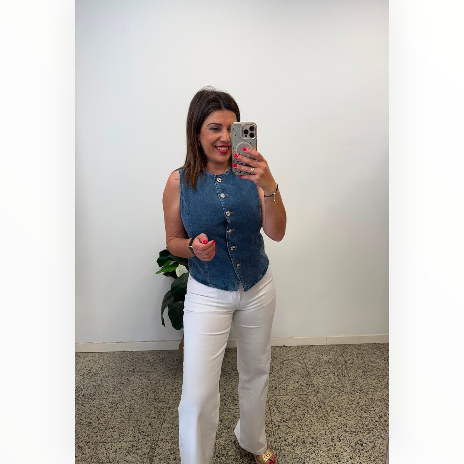 Chaleco Denim