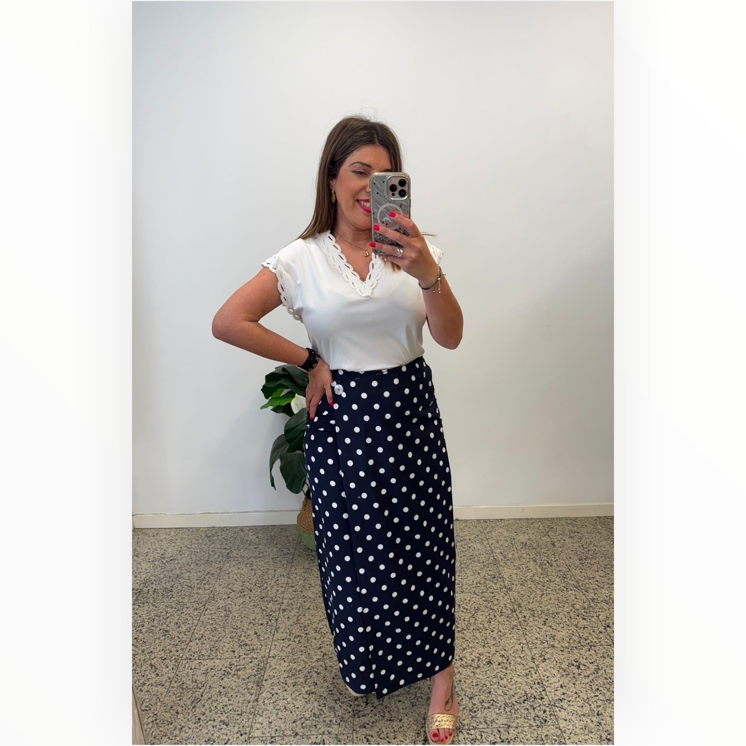 Falda Lunares