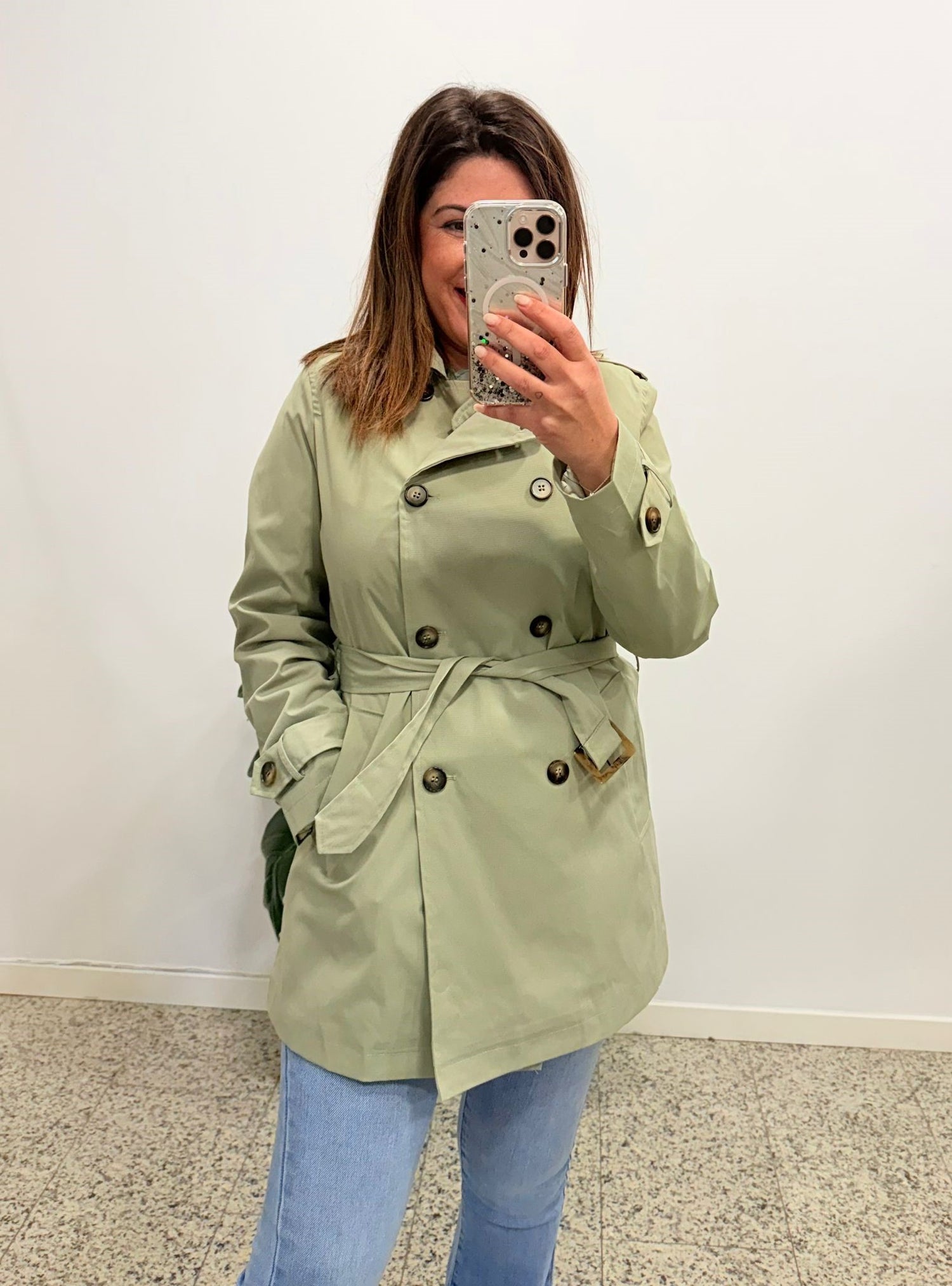 Gabardina Carmen Verde